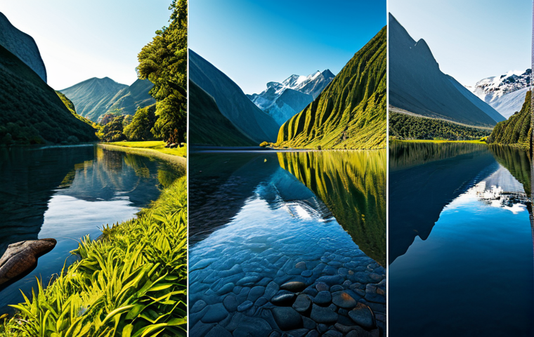 우루과이 해변 리조트 추천 - Here are three detailed image prompts based on the provided text, designed to capture the unique ess...