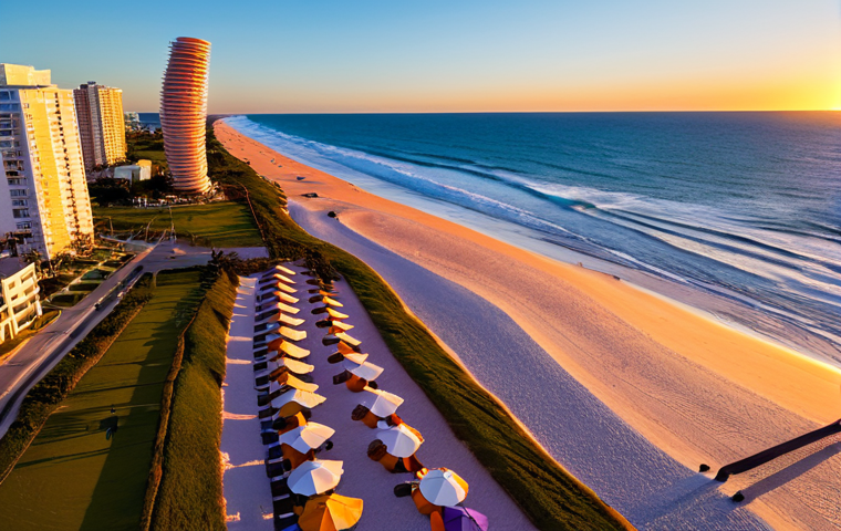 우루과이 해변 리조트 추천 - Image Prompt 1: Punta del Este's Glamorous Beach Scene** 우루과이 해변 리조트 추천 - Image Prompt 1: Punta del Este's Glamorous Beach Scene**